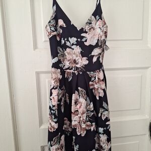 Floral Spaghetti Strap Dress